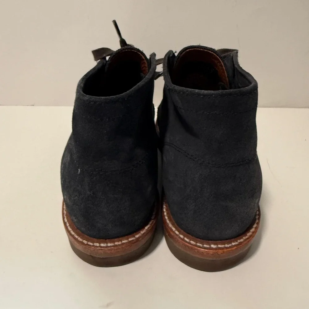 Chippewa Mens Milford Chukka Boots 9E Navy Blue Suede Vibram 1901M07 USA Made